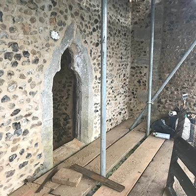 Flintwork Restoration Norwich